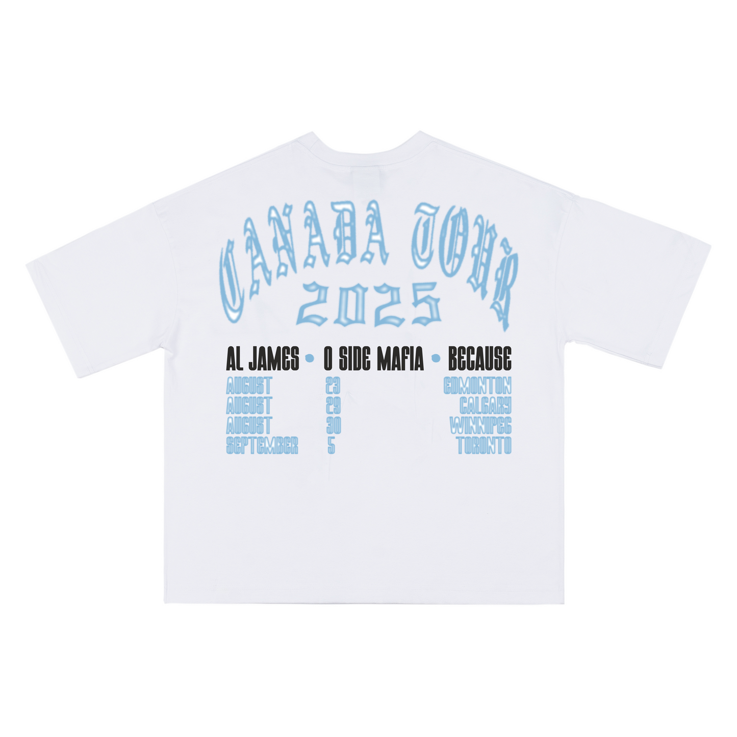 Official Canada Tour Merch 2025